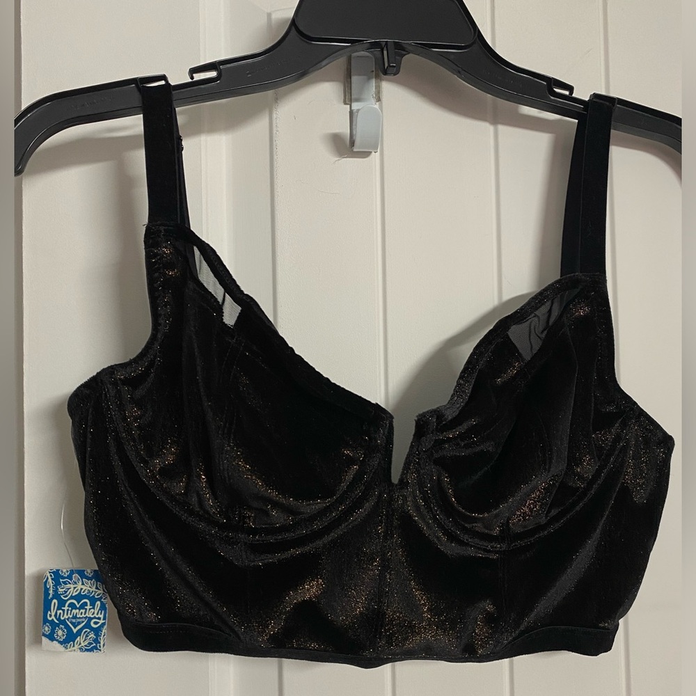 Free people intimately velvet bra